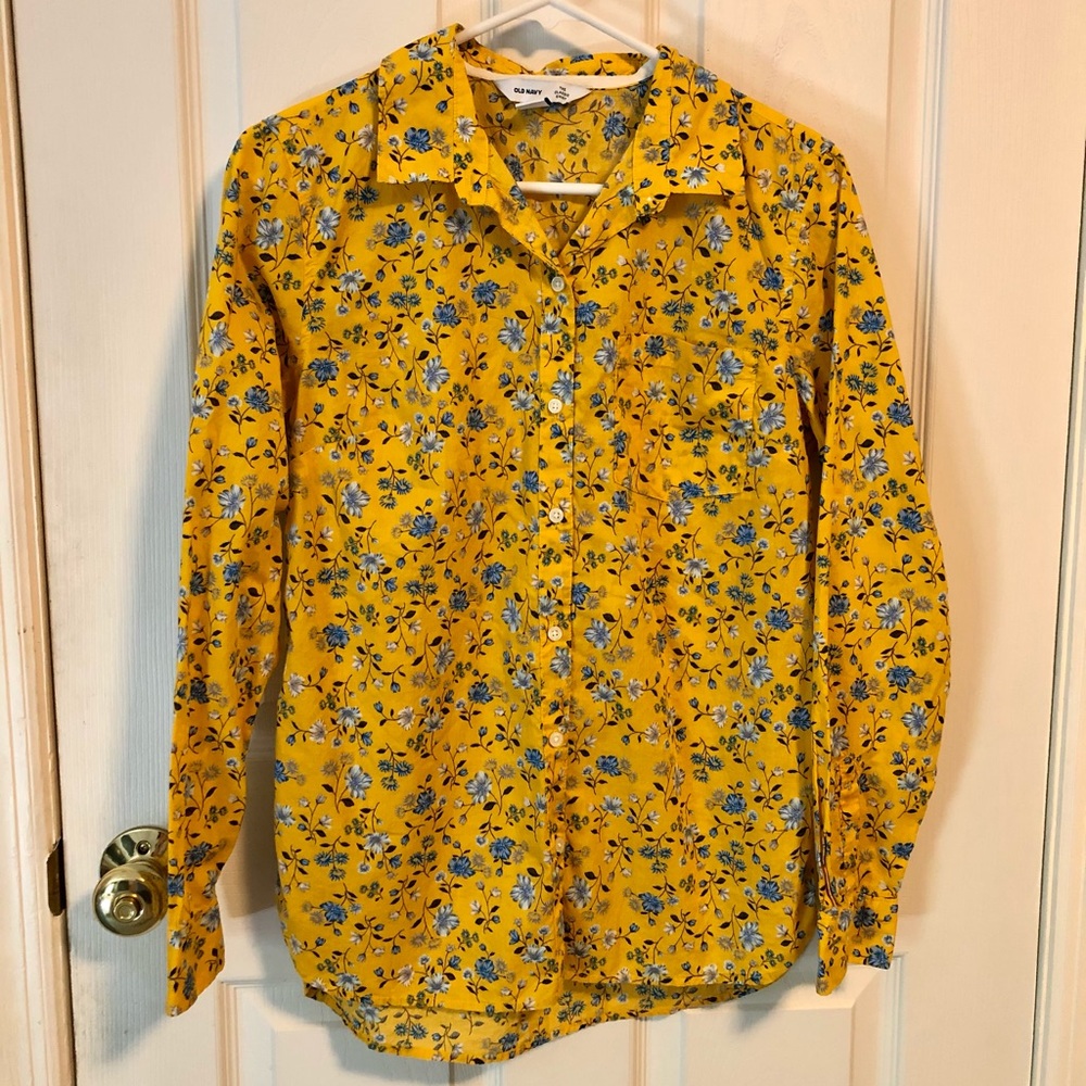 Floral Button Down Shirt